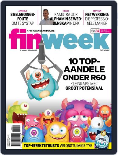 Finweek - Afrikaans November 30th, 2017 Digital Back Issue Cover