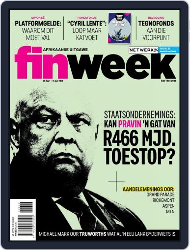 Finweek - Afrikaans March 29th, 2018 Digital Back Issue Cover