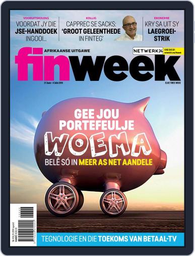 Finweek - Afrikaans June 21st, 2018 Digital Back Issue Cover