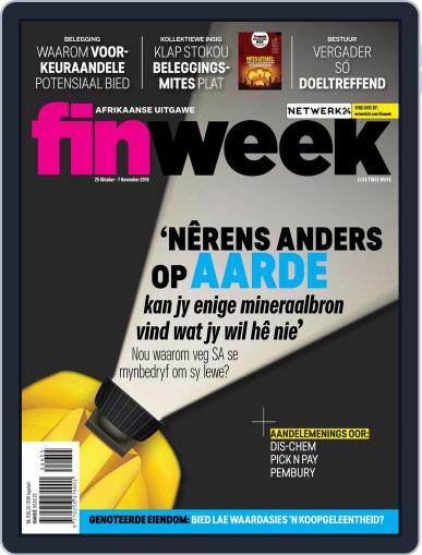 Finweek - Afrikaans October 25th, 2018 Digital Back Issue Cover
