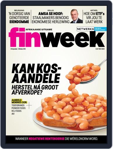 Finweek - Afrikaans September 26th, 2019 Digital Back Issue Cover