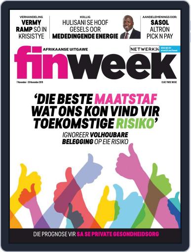 Finweek - Afrikaans November 7th, 2019 Digital Back Issue Cover