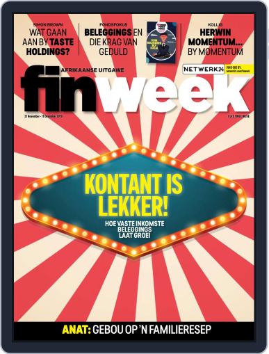 Finweek - Afrikaans November 21st, 2019 Digital Back Issue Cover