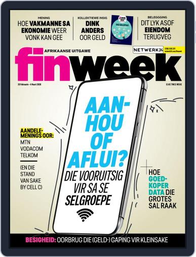 Finweek - Afrikaans February 20th, 2020 Digital Back Issue Cover