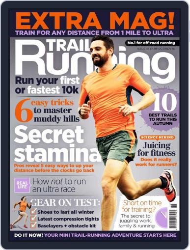Trail Running October 1st, 2016 Digital Back Issue Cover