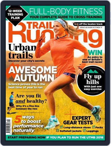 Trail Running October 1st, 2017 Digital Back Issue Cover