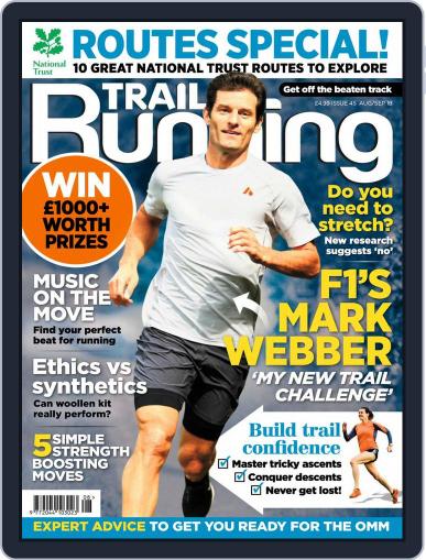 Trail Running August 1st, 2018 Digital Back Issue Cover