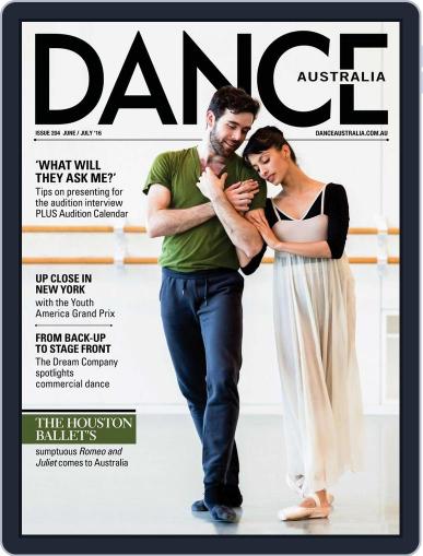 Dance Australia (Digital) May 20th, 2016 Issue Cover