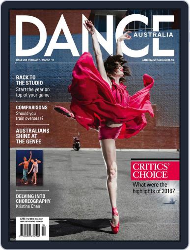 Dance Australia (Digital) February 1st, 2017 Issue Cover