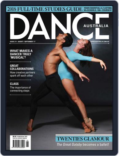 Dance Australia (Digital) August 1st, 2017 Issue Cover