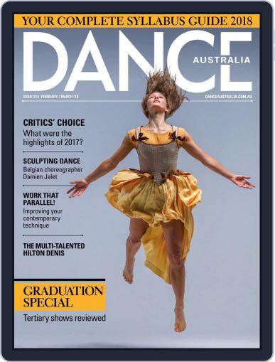 Dance Australia (Digital) February 1st, 2018 Issue Cover