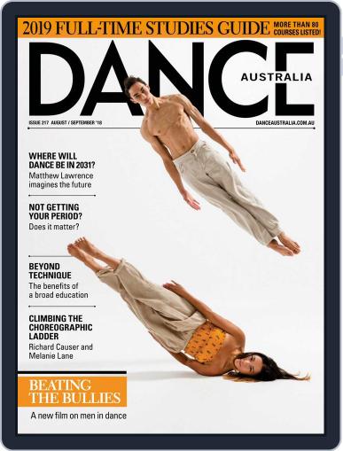 Dance Australia (Digital) August 1st, 2018 Issue Cover