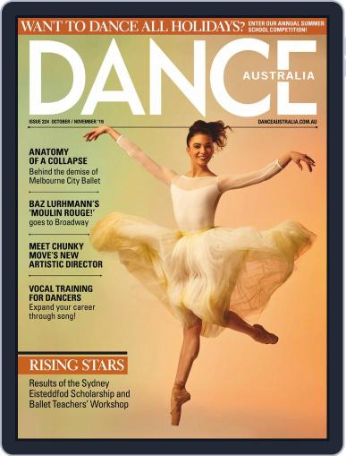Dance Australia (Digital) October 1st, 2019 Issue Cover