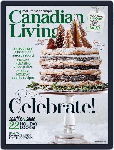 Canadian Living December 1st, 2018 Digital Back Issue Cover