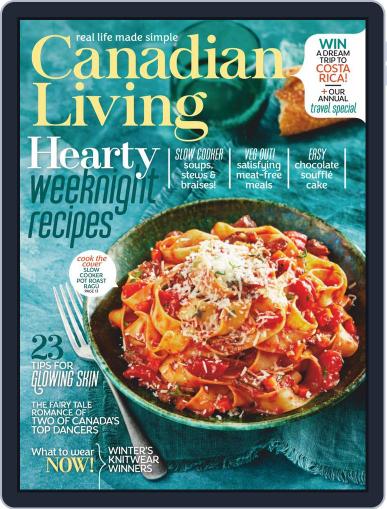 Canadian Living January 1st, 2019 Digital Back Issue Cover