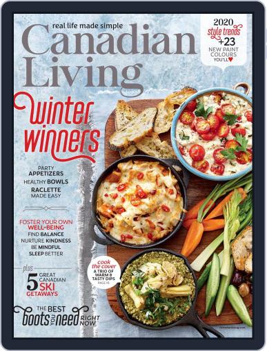 Canadian Living January 1st, 2020 Digital Back Issue Cover