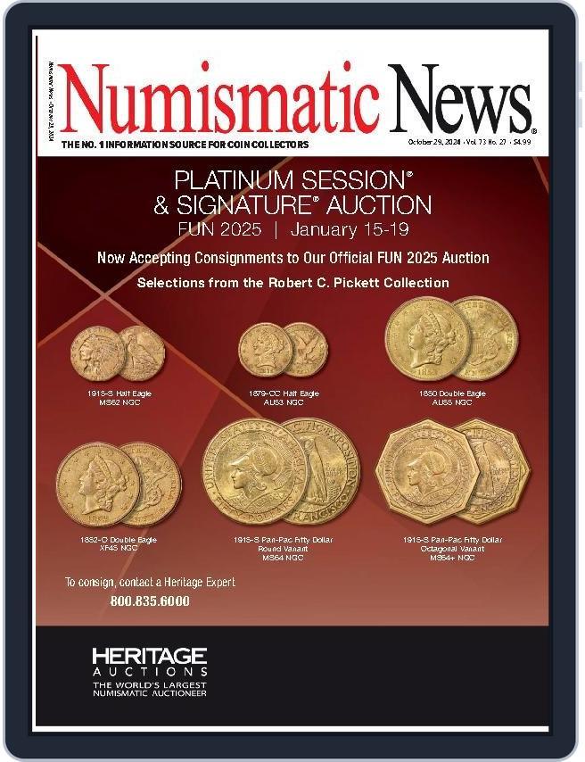 Numismatic News (Digital) Subscription                    October 29th, 2024 Issue