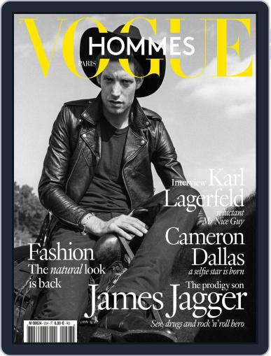 Vogue hommes English Version March 18th, 2016 Digital Back Issue Cover