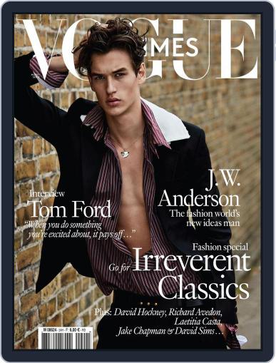 Vogue hommes English Version September 1st, 2016 Digital Back Issue Cover