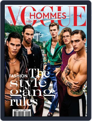 Vogue hommes English Version January 1st, 2017 Digital Back Issue Cover