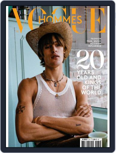 Vogue hommes English Version March 1st, 2020 Digital Back Issue Cover