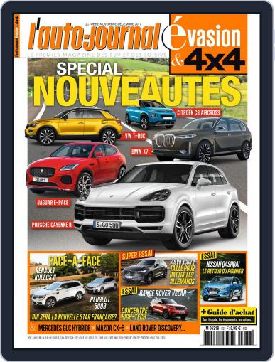 L'Auto-Journal 4x4 October 1st, 2017 Digital Back Issue Cover