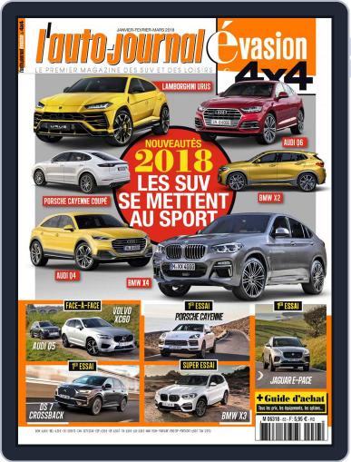 L'Auto-Journal 4x4 January 1st, 2018 Digital Back Issue Cover