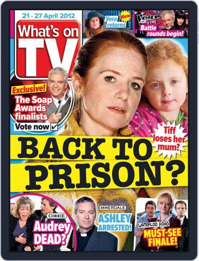 What's on TV April 18th, 2012 Digital Back Issue Cover