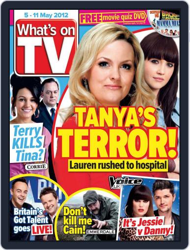 What's on TV May 1st, 2012 Digital Back Issue Cover