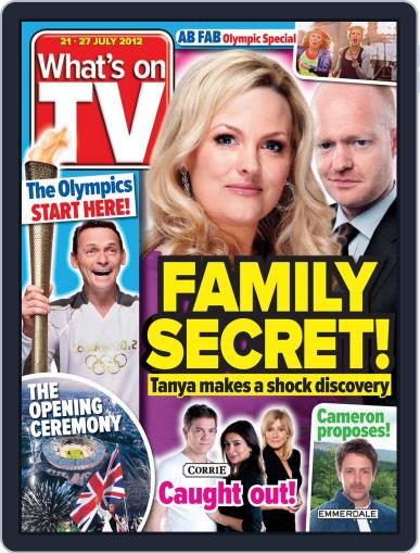 What's on TV July 17th, 2012 Digital Back Issue Cover