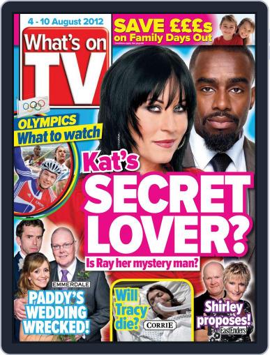 What's on TV July 31st, 2012 Digital Back Issue Cover
