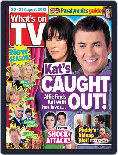 What's on TV August 21st, 2012 Digital Back Issue Cover
