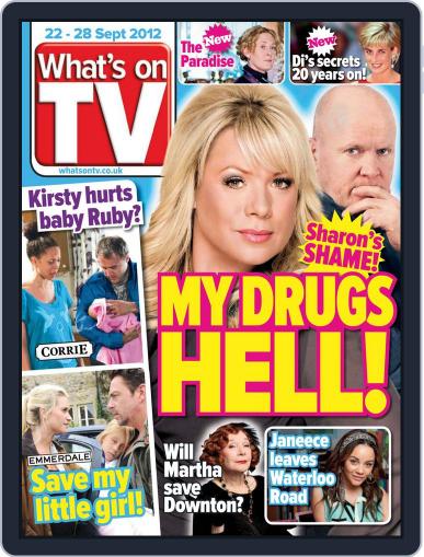 What's on TV September 18th, 2012 Digital Back Issue Cover