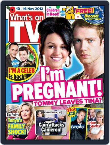 What's on TV November 5th, 2012 Digital Back Issue Cover