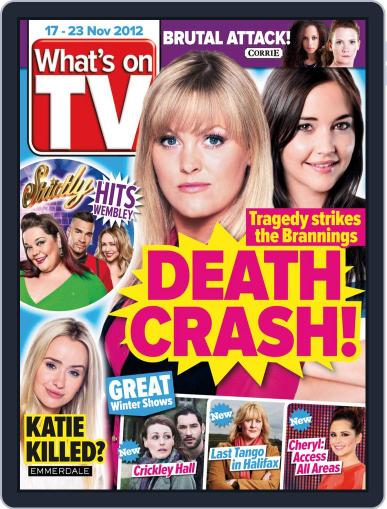 What's on TV November 12th, 2012 Digital Back Issue Cover