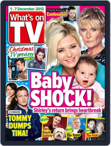 What's on TV November 26th, 2012 Digital Back Issue Cover