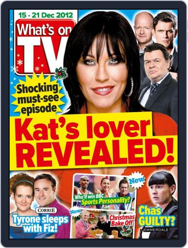 What's on TV December 5th, 2012 Digital Back Issue Cover