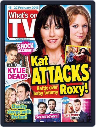 What's on TV February 12th, 2013 Digital Back Issue Cover