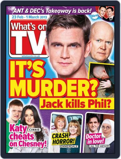 What's on TV February 18th, 2013 Digital Back Issue Cover