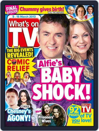 What's on TV March 5th, 2013 Digital Back Issue Cover