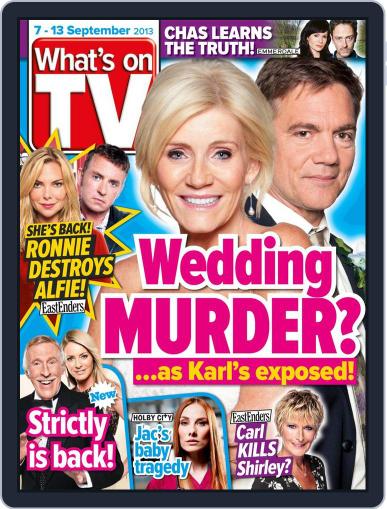 What's on TV September 2nd, 2013 Digital Back Issue Cover