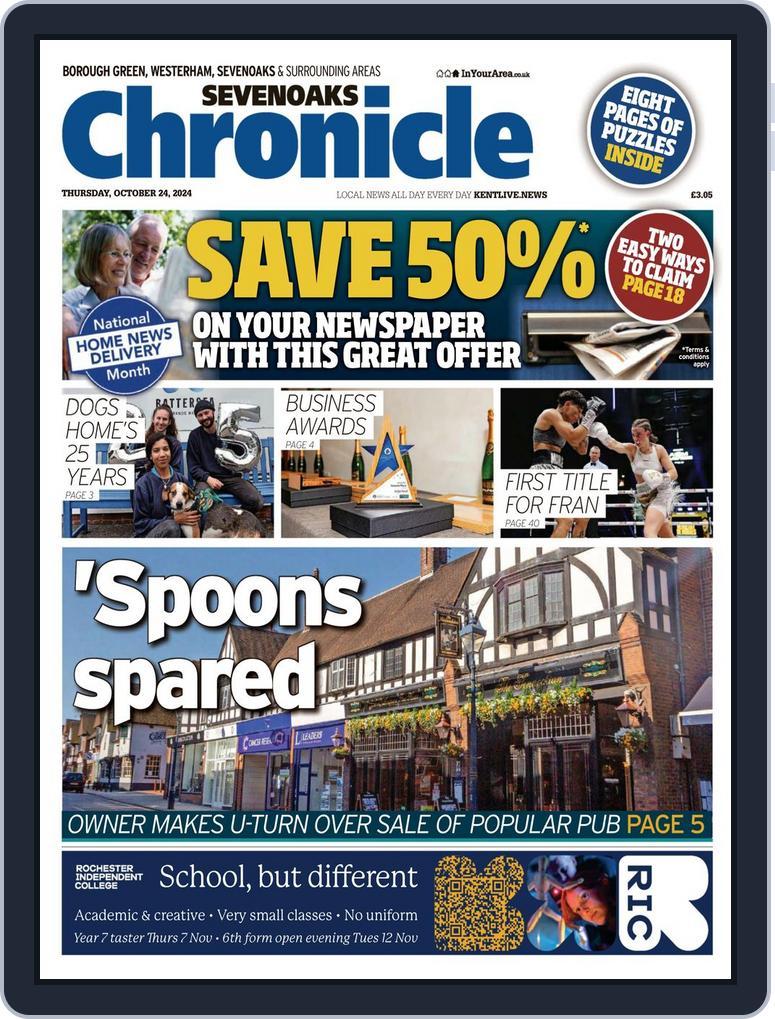 Sevenoaks Chronicle (Digital) Subscription