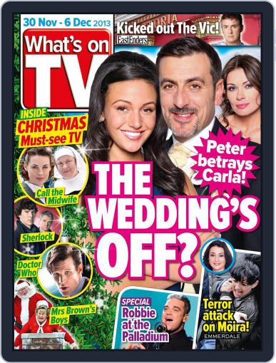 What's on TV November 25th, 2013 Digital Back Issue Cover