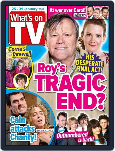 What's on TV January 20th, 2014 Digital Back Issue Cover