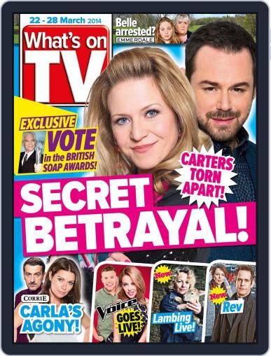 What's on TV March 17th, 2014 Digital Back Issue Cover