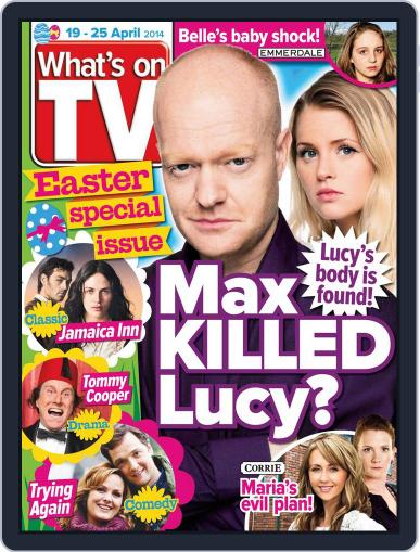 What's on TV April 15th, 2014 Digital Back Issue Cover