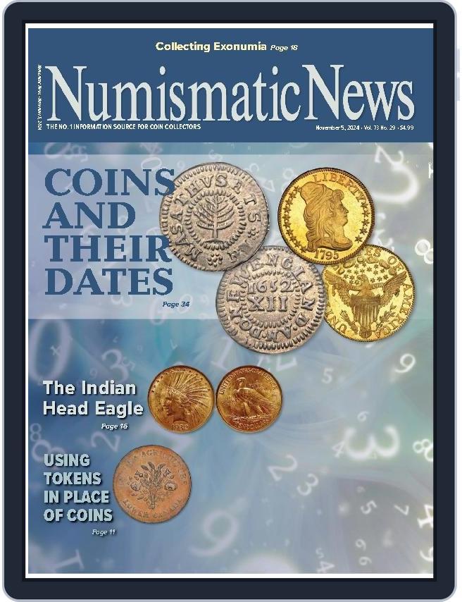 Numismatic News (Digital) Subscription                    November 5th, 2024 Issue