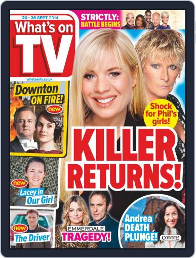 What's on TV September 15th, 2014 Digital Back Issue Cover