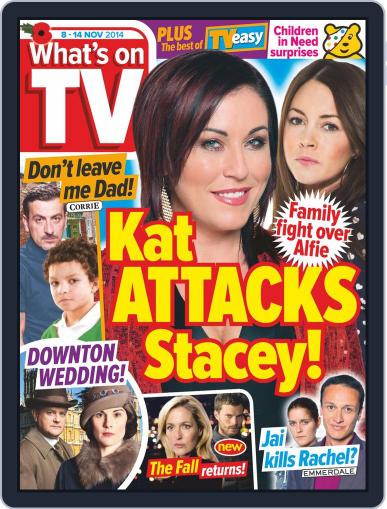 What's on TV November 4th, 2014 Digital Back Issue Cover
