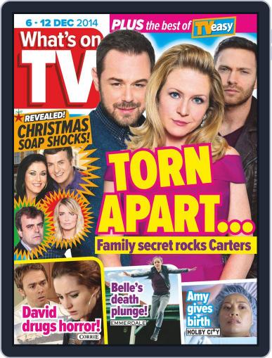 What's on TV December 2nd, 2014 Digital Back Issue Cover